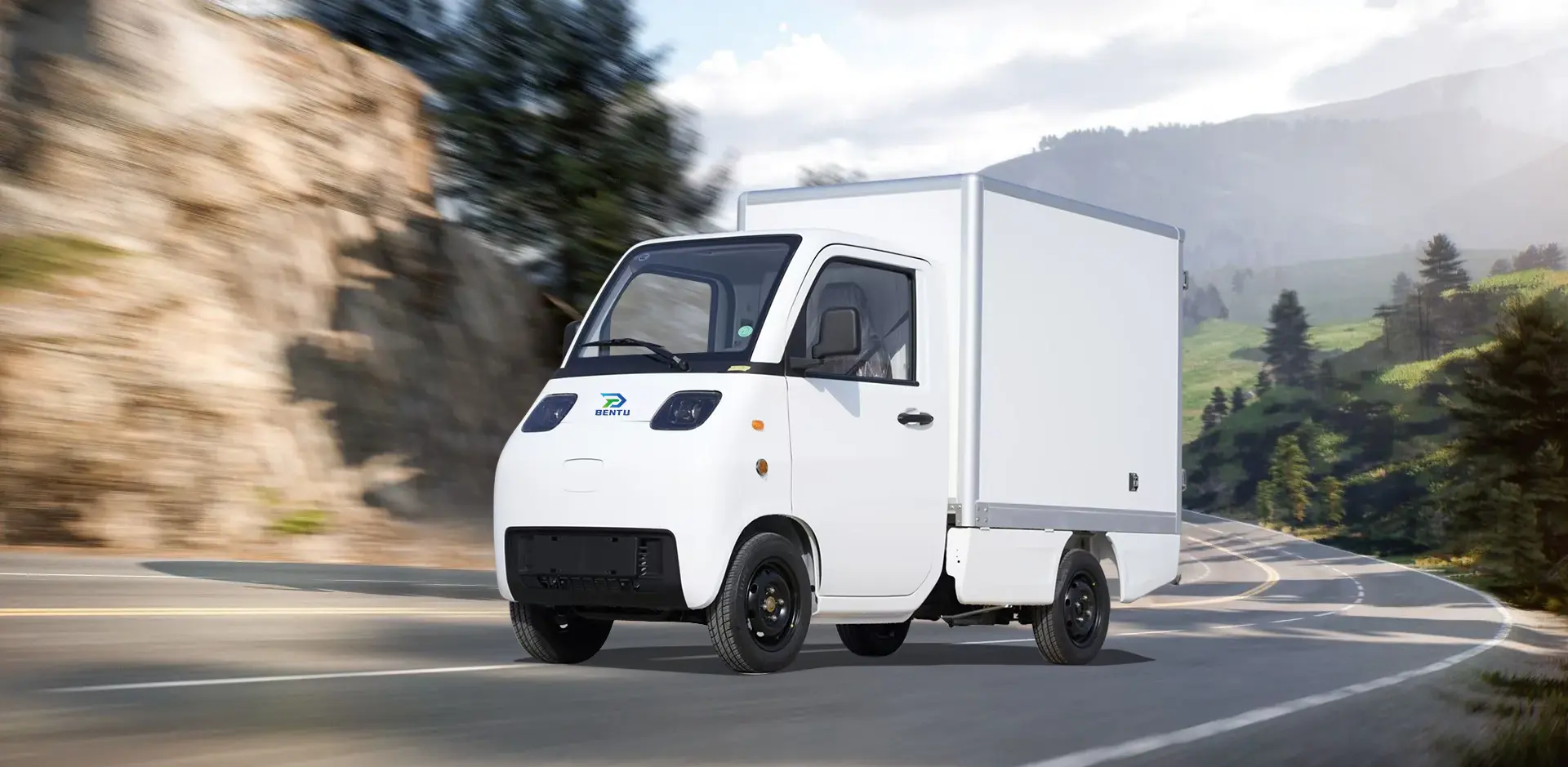 Κίνα EEC Mini Electric Vehicle Delivery Delivery Box 3kW Factory